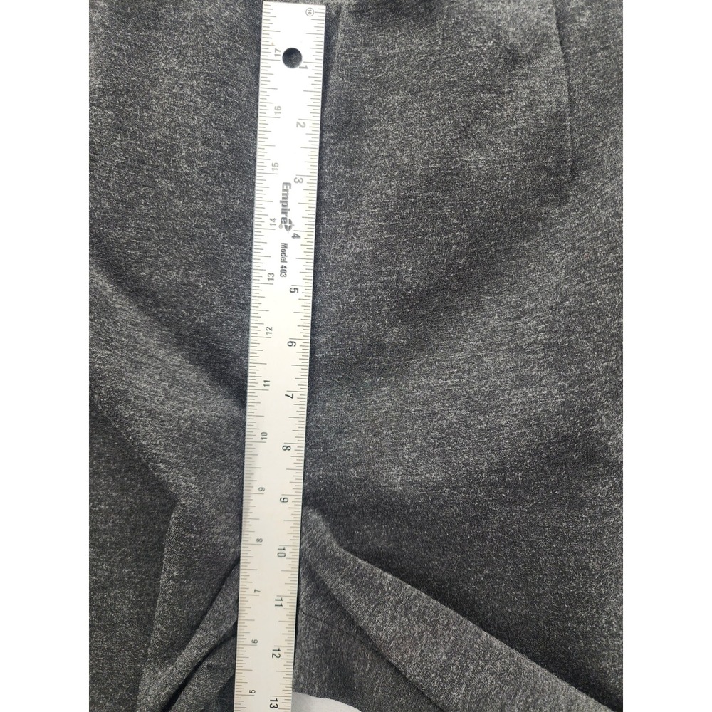 J. Jill Ponte Slim Leg Pants Gray Charcoal Heather Pull On Trousers Large Tall - Picture 9 of 11